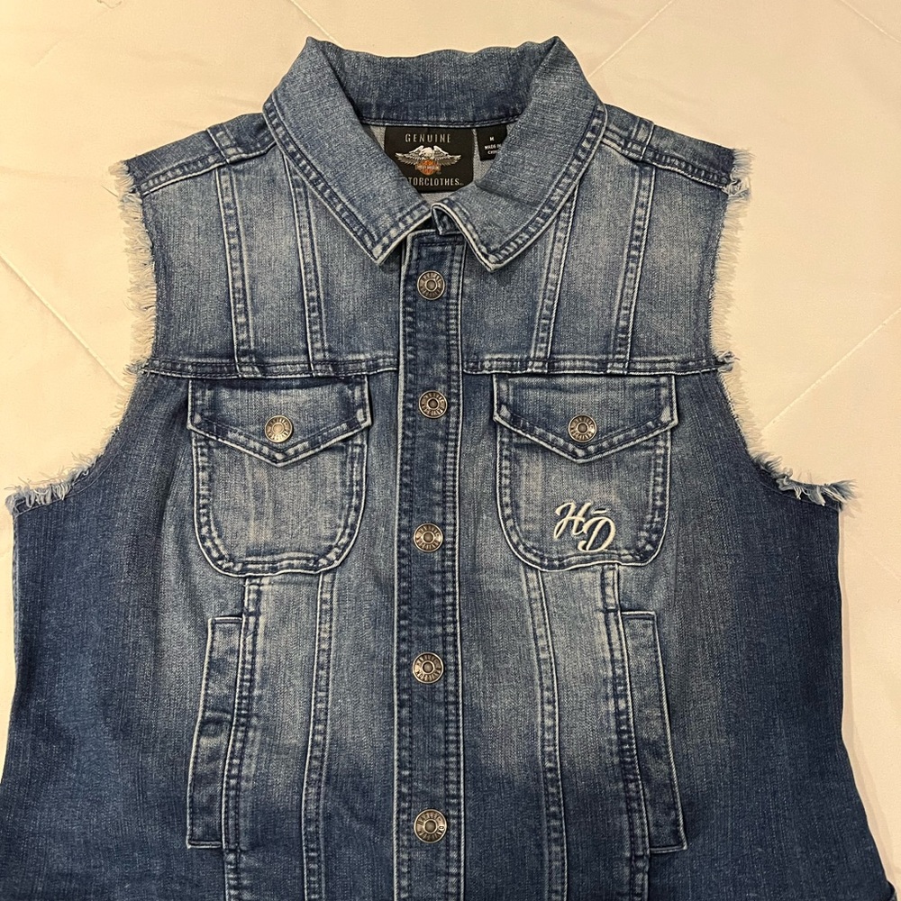 Harley Davidson Denim Vest